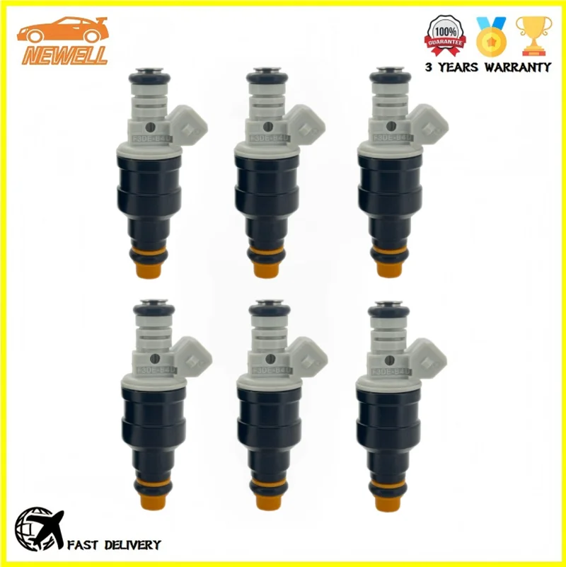 

6pcs F3DE-B4D F3DE-9F593-B4D Fuel injector For FORD MUSTANG THUNDERBIRD LX MERCURY COUGAR 3.8L V6 1994-1997