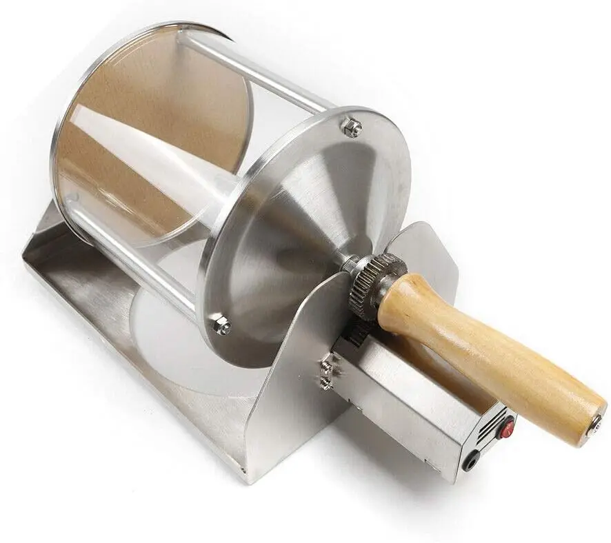 コーヒーロースター、400G ガスコーヒー豆焙煎機コーヒー豆ベーカー、タイマー付き、家庭用またはコーヒーショップ用