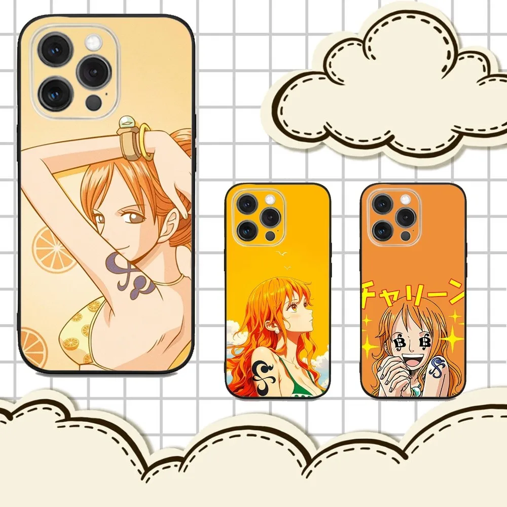 

Anime N-Namis Phone Case For iPhone 16e,16,15,14,13,12,11,Pro,X,XS,Max,XR,Plus,Mini Soft Black Cover