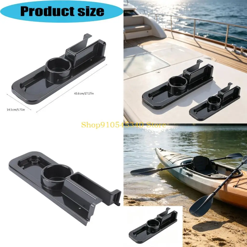 U2JA Boat Access Cover with Drink Recess, Long Molded Lake Part for Storage Opening Use, Beverage Placement, and Calm Trip