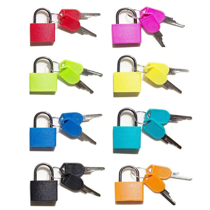 【FAST-SALE】32 Pack Locks Small Padlock With Key Luggage Gym Locker Lock Mini Colorful Padlock For Outdoor School Home A
