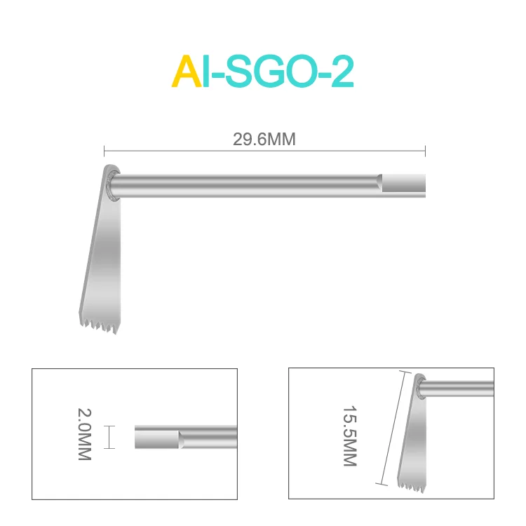 Dental Accessories Micro Saw Handpiece Saw Blades Bone Cutting Material Compatible AI-SGR-D/SGO-T/SGS-Y 1pcs