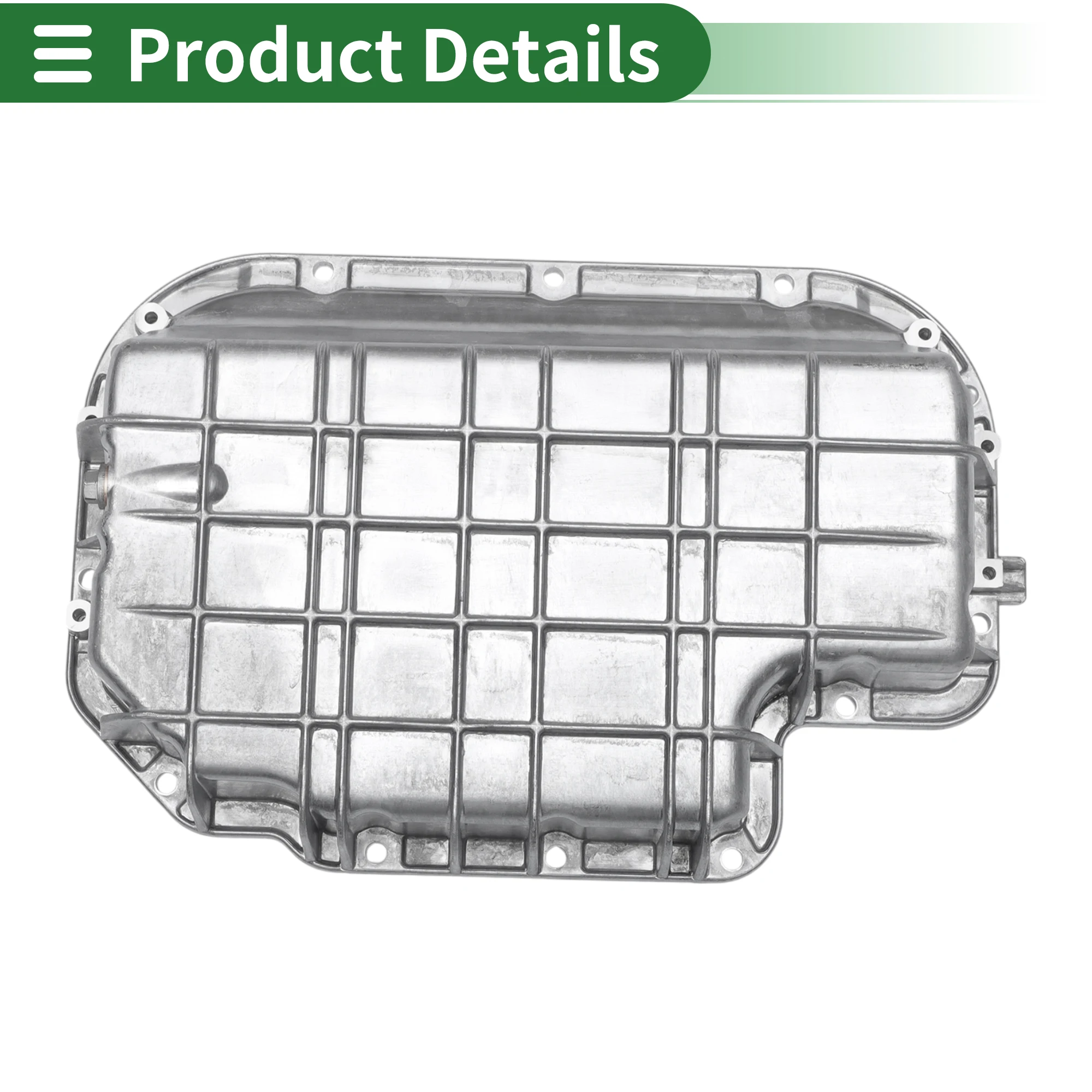 

UXCELL No.A1120100628 Engine Oil Pan Oil Pan Sump Transmission Oil Pan for Mercedes Benz CL55 for AMG Aluminum Silver Tone