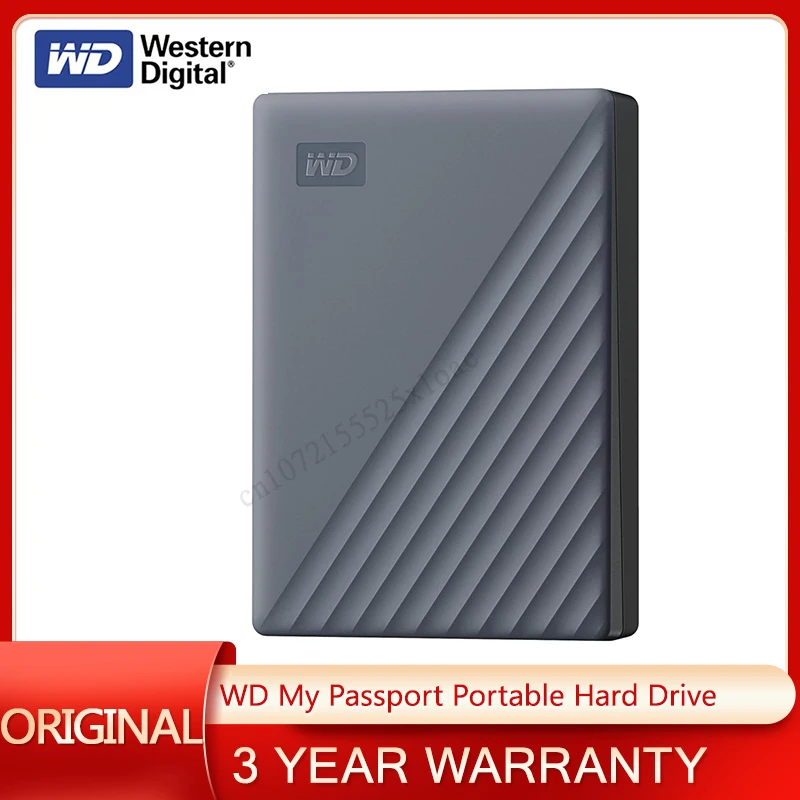 WD 5TB My Passport Portable Hard Drive Works with USB-C and USB-A