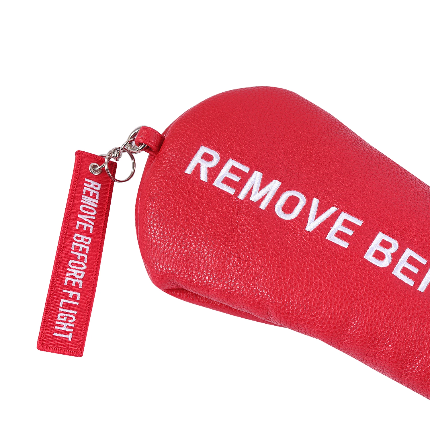 Red Remove Before Flight Golf Headcover Golf 460CC Driver Cover Wood Hybrid Mallet Cover