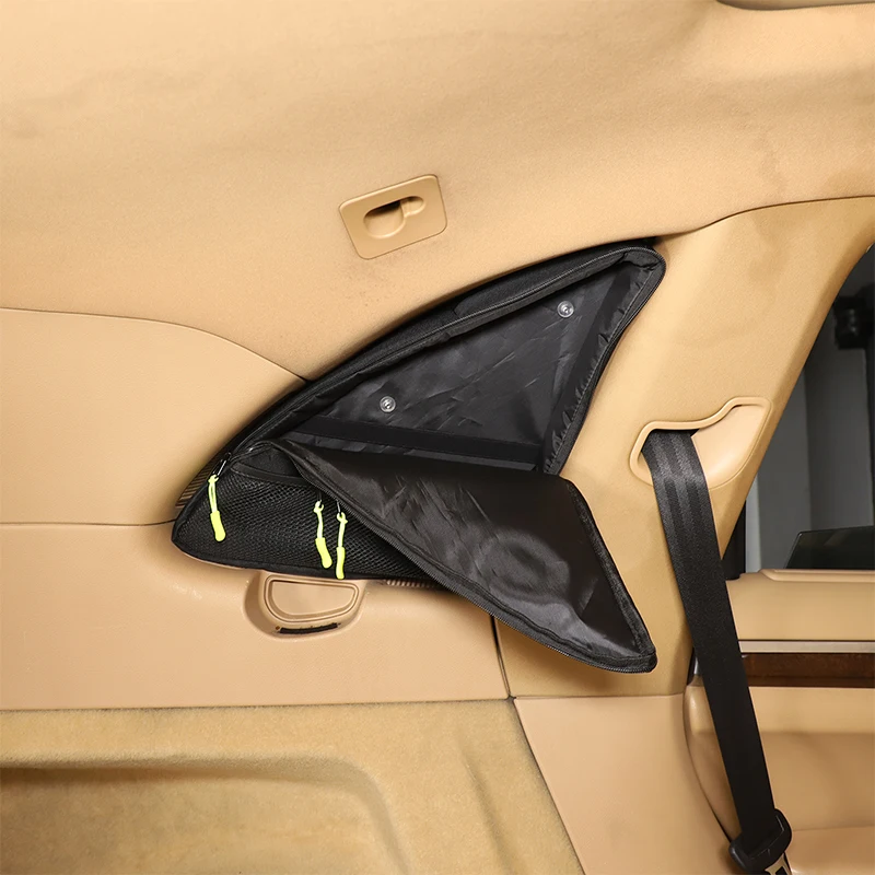 Für Porsche Cayenne 2011-2017 Kofferraum Links Rechts Seitenfenster Glas Aufbewahrungstasche Auto-Innenausstattung Zubehör