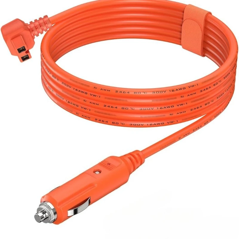 14AWG 3.5m  Cigarette Lighter Refrigerator Plug Cable Cigarette Lighter Mini Refrigerator Plug Extension Cable