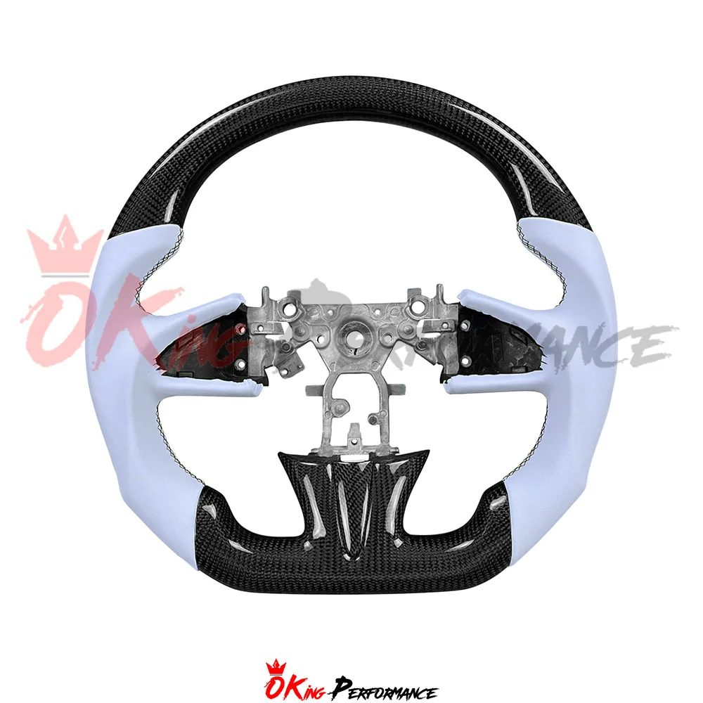 OKing V1 Style Custom Made Carbon Fiber Steering Wheel For Infiniti Q50 Q50S