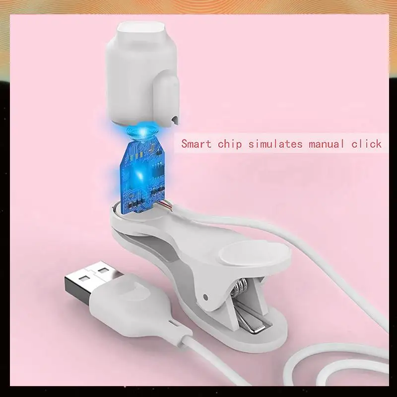 

5X Mute Phone Screen Auto Clicker Physical Linker For Tik Tok Youtube Video Live Streaming 3 Speed Touch Clicker-Y05A