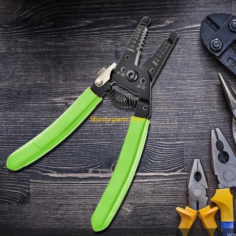 

97QC 10-22AWG Wire Stripper Easy Use Wire Cutter Stripper for Splitting Cutting