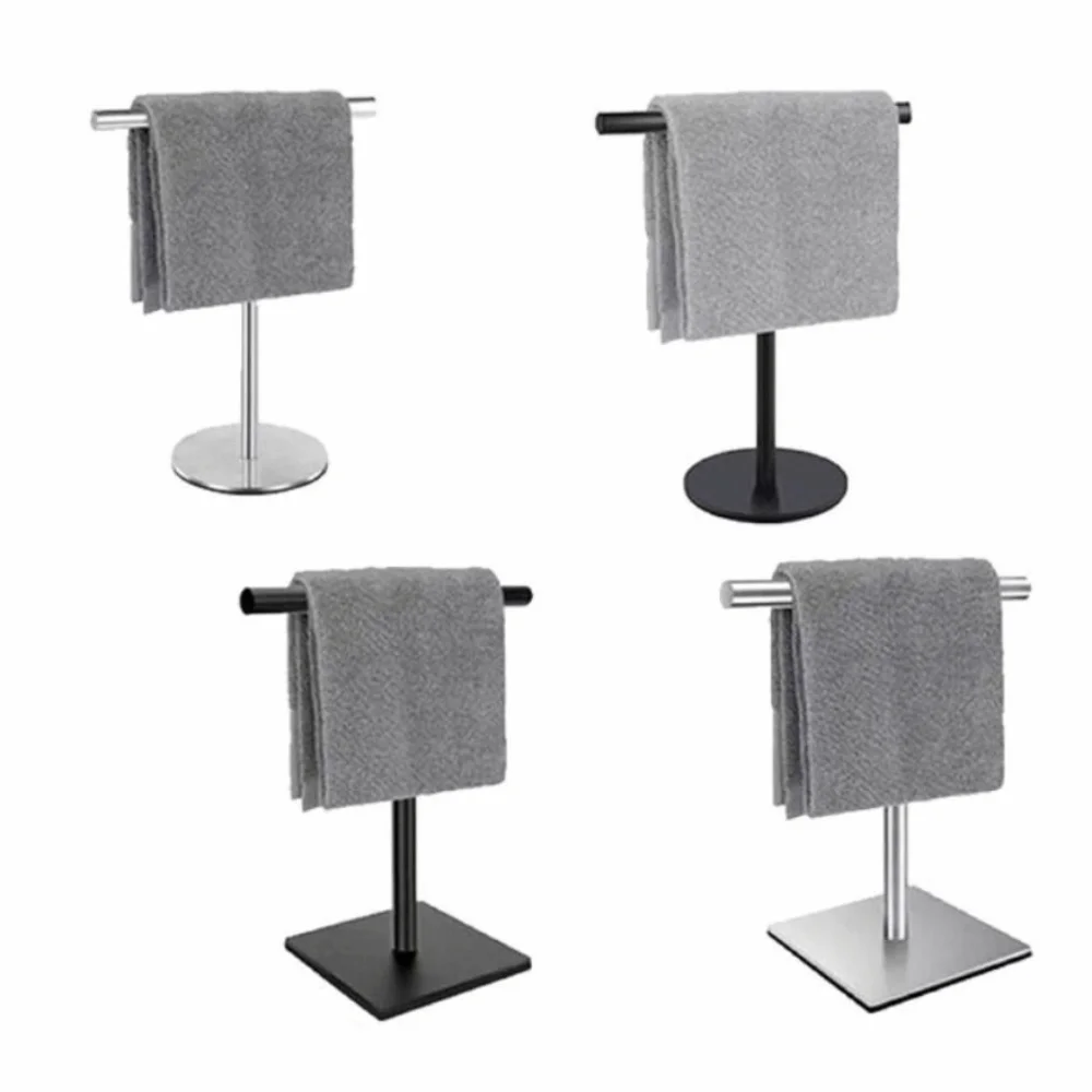 

New Stainless Steel Towel Rack Rustproof Movable Display Stand Modern Style Multi-Purpose Towel Bar Rack Kitchen