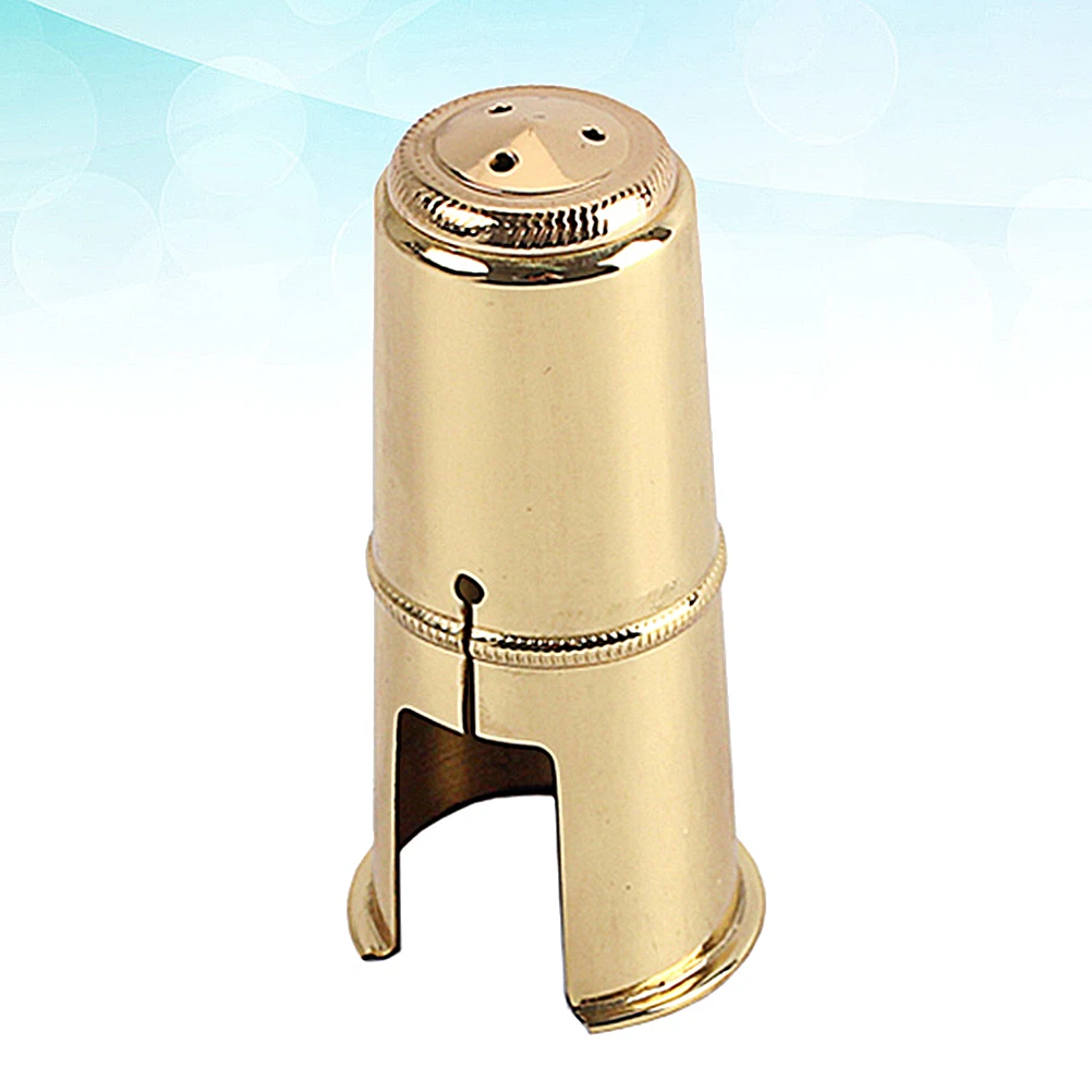 

73 Mm Saxophone Hood Mouthpiece Accessory Protective Cap Small Guard Golden Sturdy