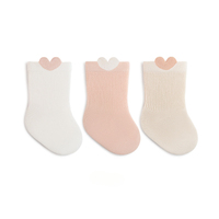 5414 Newborn Socks 3Pairs/Lot 2025 Spring and Autumn New Baby Socks Boneless Cute Baby Girl's Cartoon Stockings