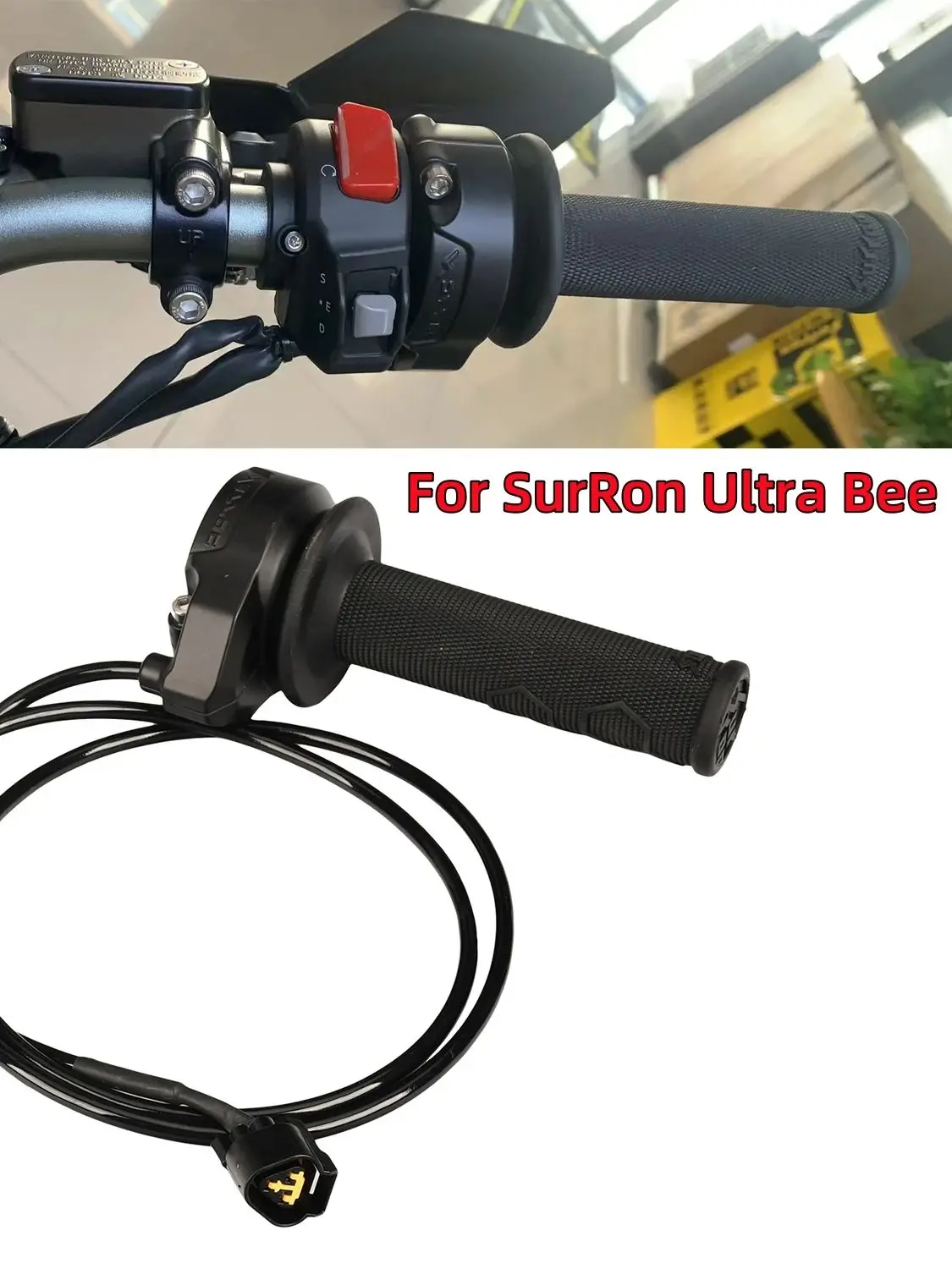 AliExpress XCMT Motorcycle Parts Grips Speed Throttle Accelerator Handle Grip Handlebar For Ultra Bee UltraBee Electric Vehicle Bike