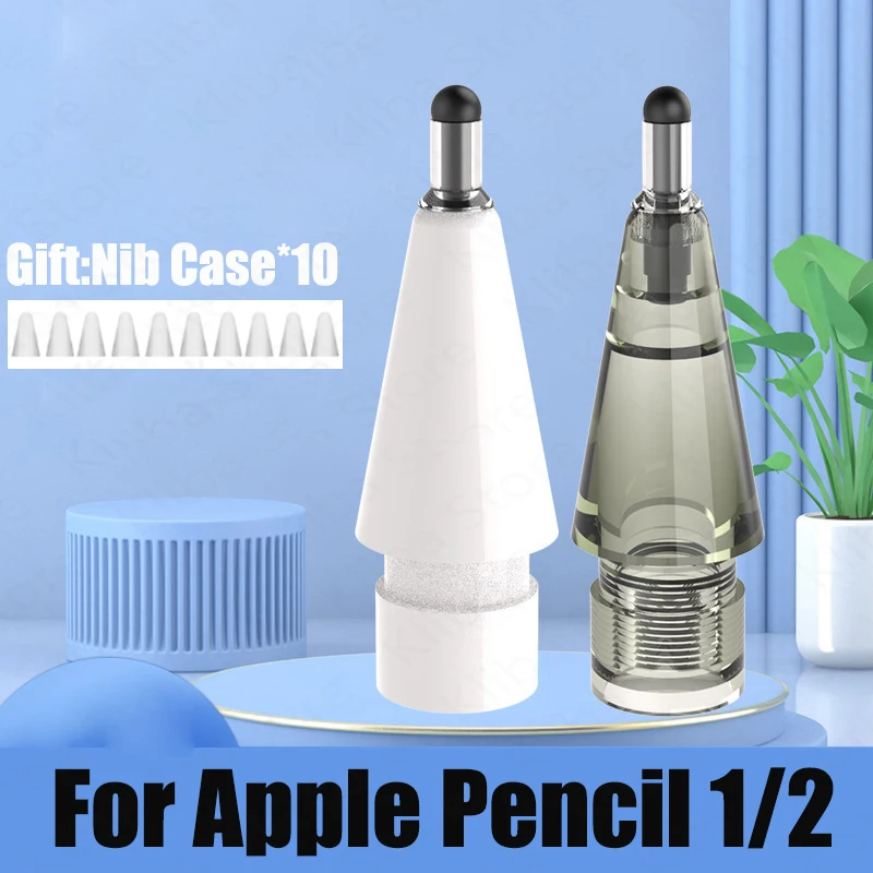 For Apple Pencil Drawing Tip 2B & 4B & Thin Tip & Transparent Nib for Apple Pencil 1st 2nd Generation Nib iPad Stylus Pen