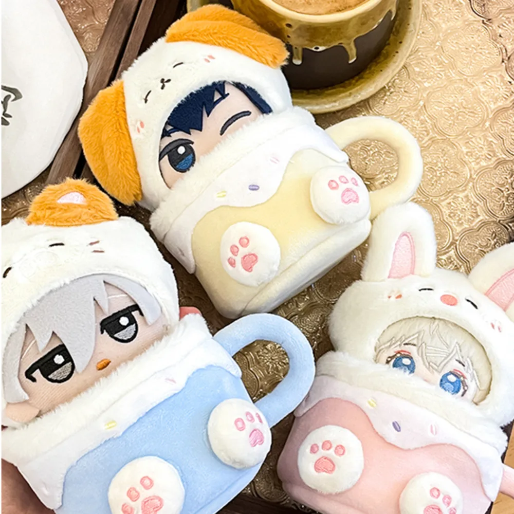 10cm doll clothes cotton doll nunu labubu idol Korea kpop clothes dog cat rabbit 10cm doll hat accessory Afternoon tea cute