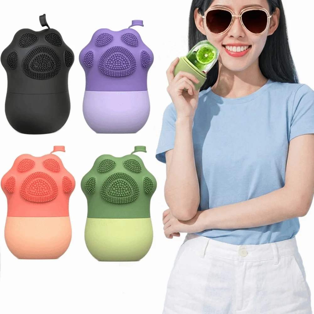 Silicone Material Silicone Ice Face Roller Ice Roller Anti-Aging Beauty Lifting Massage Ball Contouring Treatment Tool Skin Care