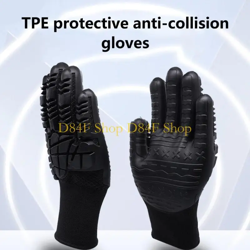 

D84F Anti Stabbing Gloves Anti Vibration Shockproof Outdoor Safety Gloves Work Miner