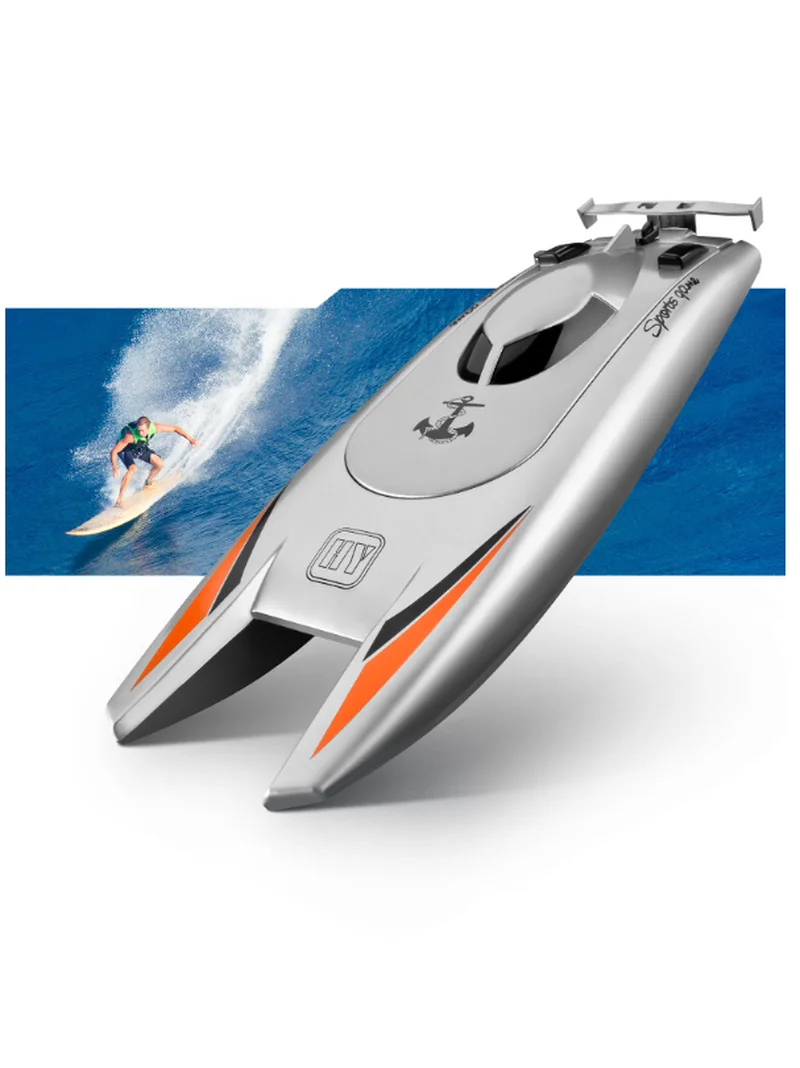 High Speed Remote Control Yacht 805 Upgraded Version 2.4G Large Capacity Battery Long Range 30km/h Outdoor Water Toy Boat Model