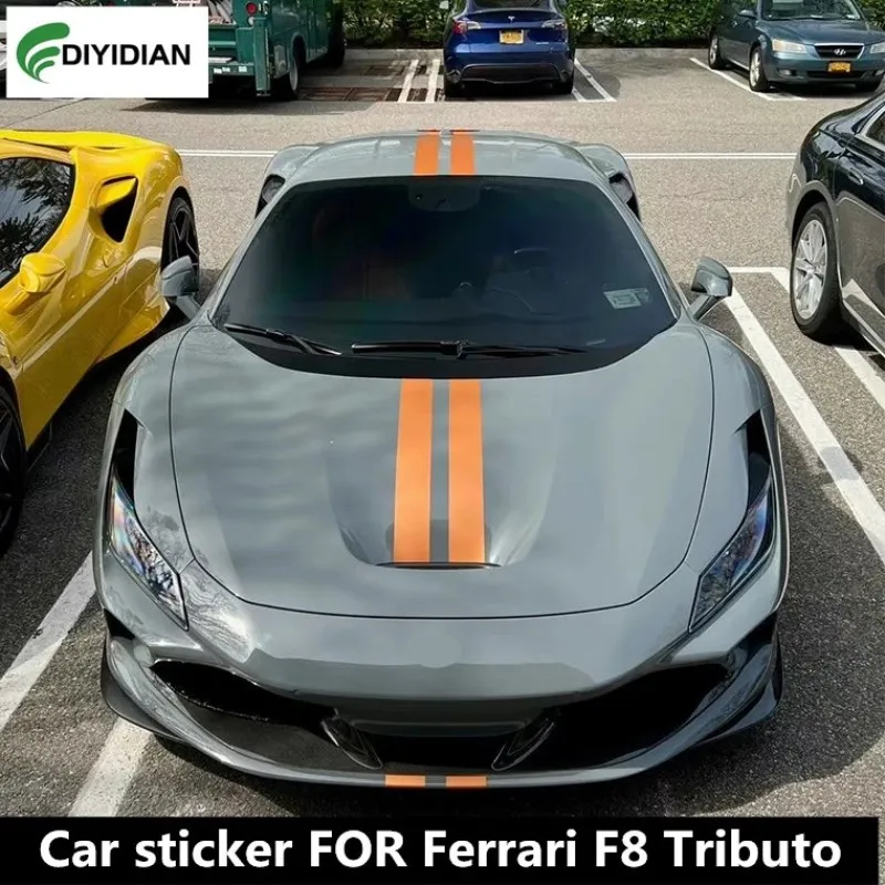 

Car sticker FOR Ferrari F8 Tributo Paramela appearance customized special decal and film accessories