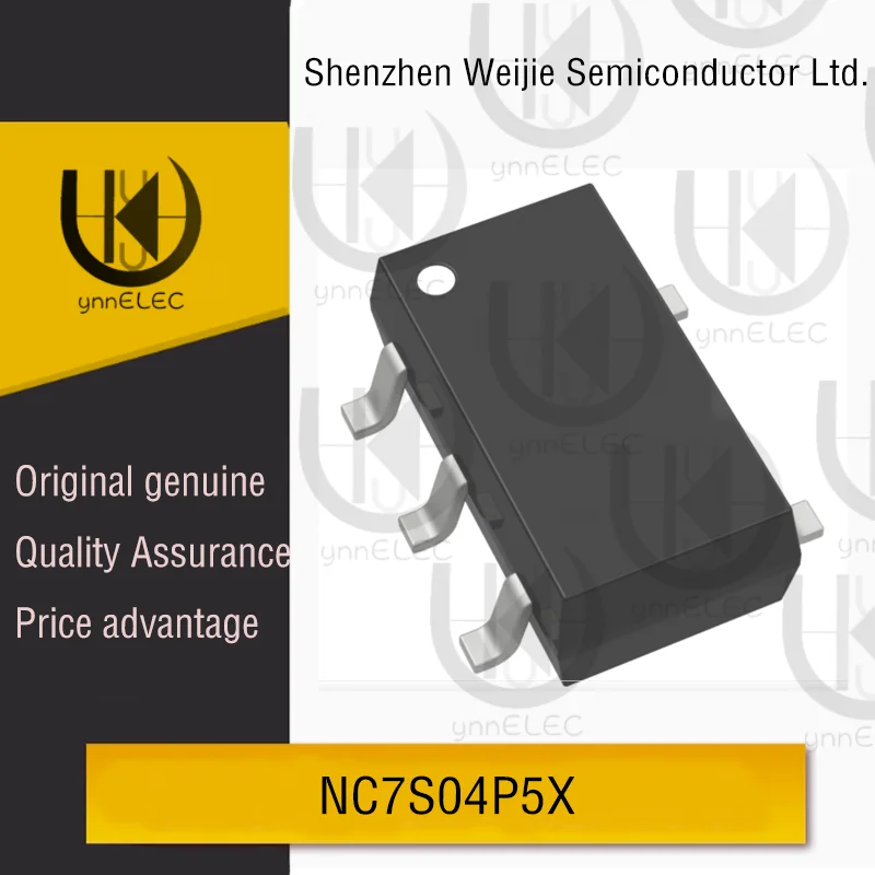 

Original NC7S04P5X Single Inverter Gate | 1.65-5.5V | 10ns Delay | SC70-5