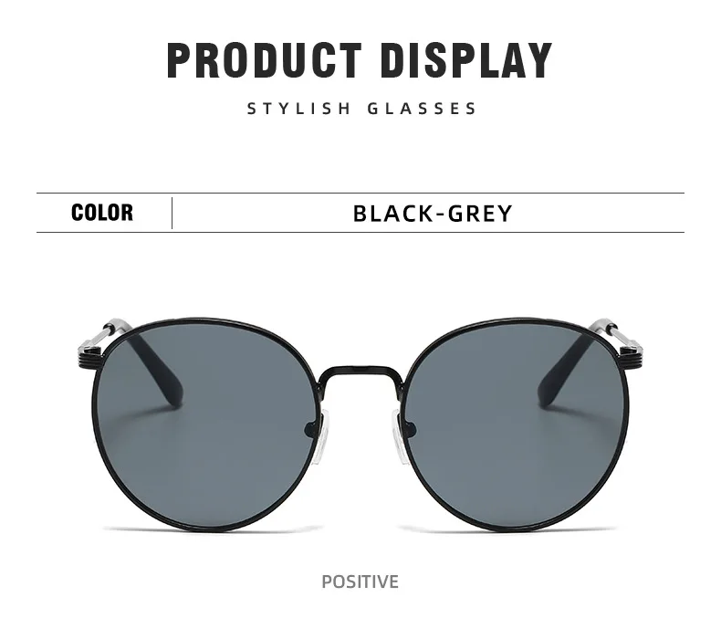 Neue trendige Sonnenbrille mit ovalem Rahmen im Retro-Hongkong-Stil, UV-Schutz, hochwertig und stilvoll 3220 – Detail 8