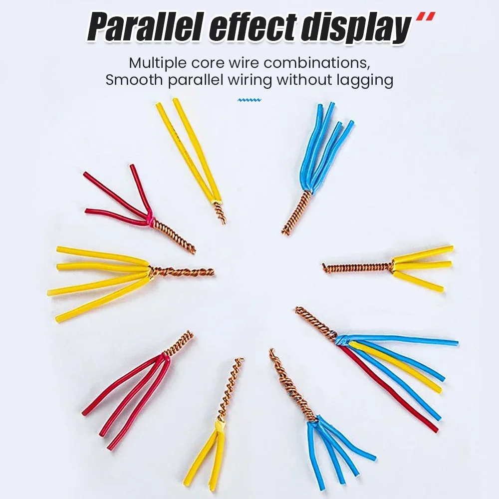 เครื่องมือบิดลวด1/2ชิ้นด้ามหกเหลี่ยม6มม. ช่างไฟฟ้าได้อย่างรวดเร็ว Twister 1.5-6ตาราง2-6วิธีลวดบิดสำหรับไดรเวอร์เจาะไฟฟ้า