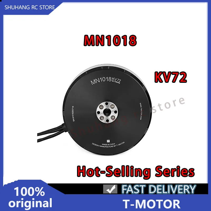 

Hot T-MOTOR MN1018 KV72 High Thrust Efficiency Multirotor Fixed Wing Motor for Agricultural Industry UAV VTOL Helicopter Engine