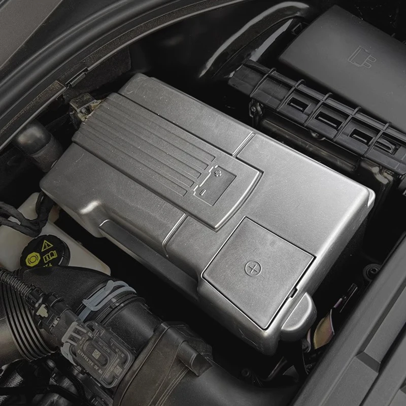 Car Engine Battery Protection Cover For Volkswagen VW TROC Tiguan 2 MK2 2016 2017 2018 2019 2020 For Skoda Superb 3 Accessories