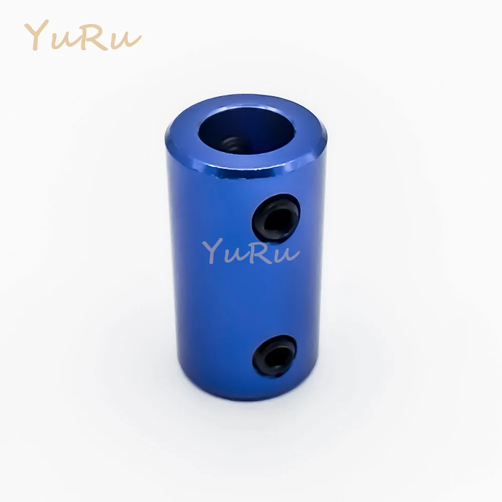 1PCS D14L25 Rigid Top Wire Coupling Aluminum Alloy Bore 3/4/5/6/6.36/7/8mm D14 L25 Shaft CNC Jaw Shaft Motor Coupling Black/Blue