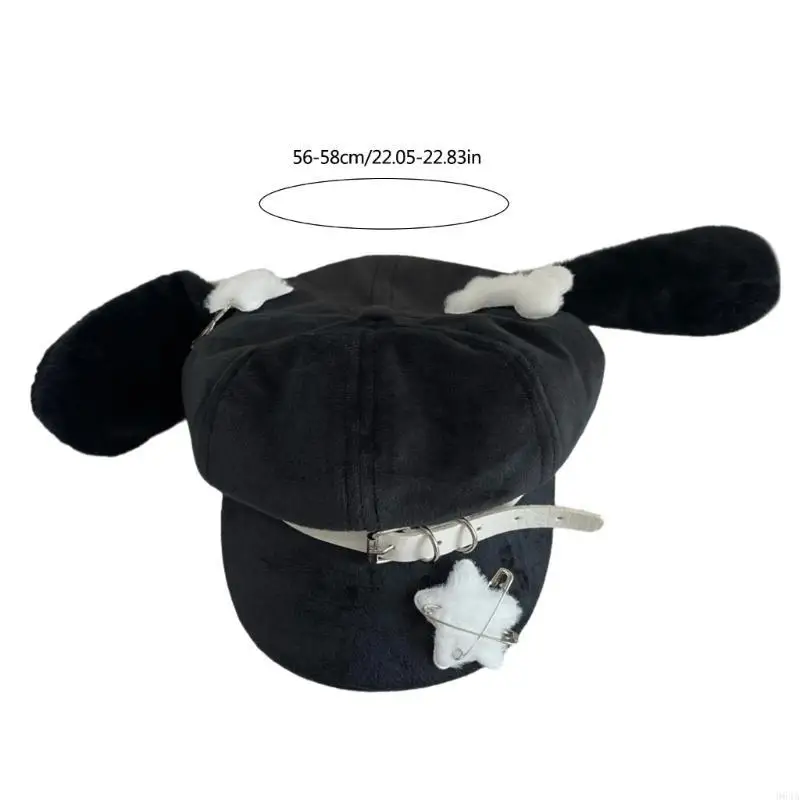 

Модная длинная ушная солнцезащитная кепка Street Wear Newsboys Hat Women Girl -х