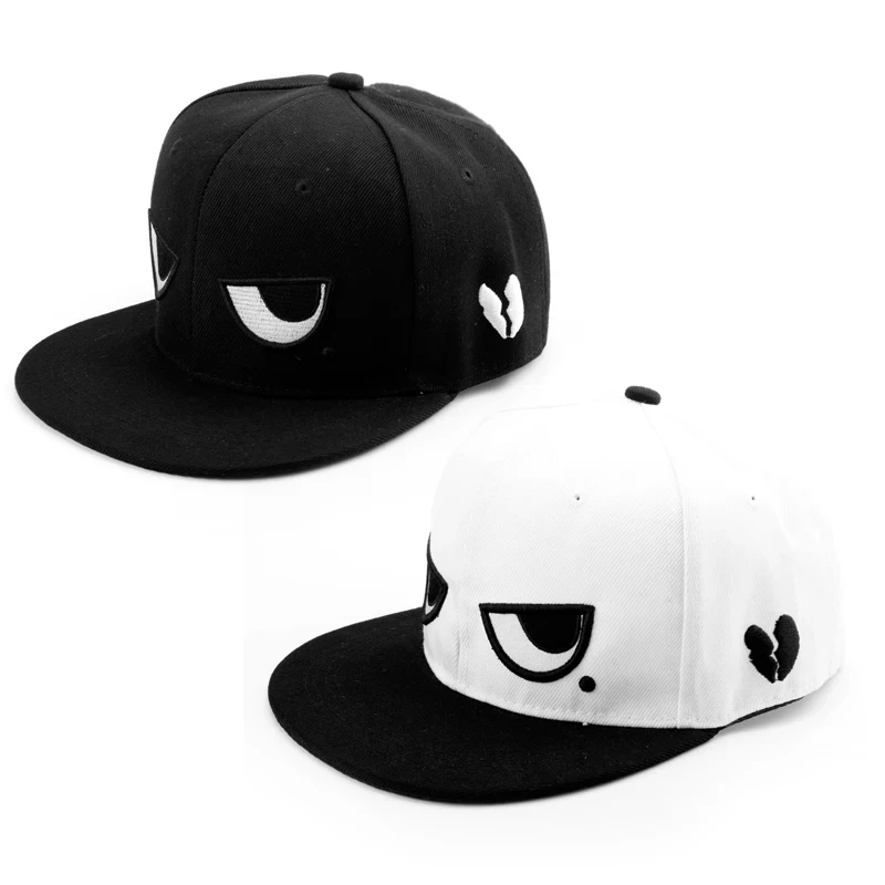 Creative Cotton Baseball Caps Cute Embroidery Eyes Kid Snapback Children Sun Hat Adult Men Women Hip Hop Cap Christmas Gift