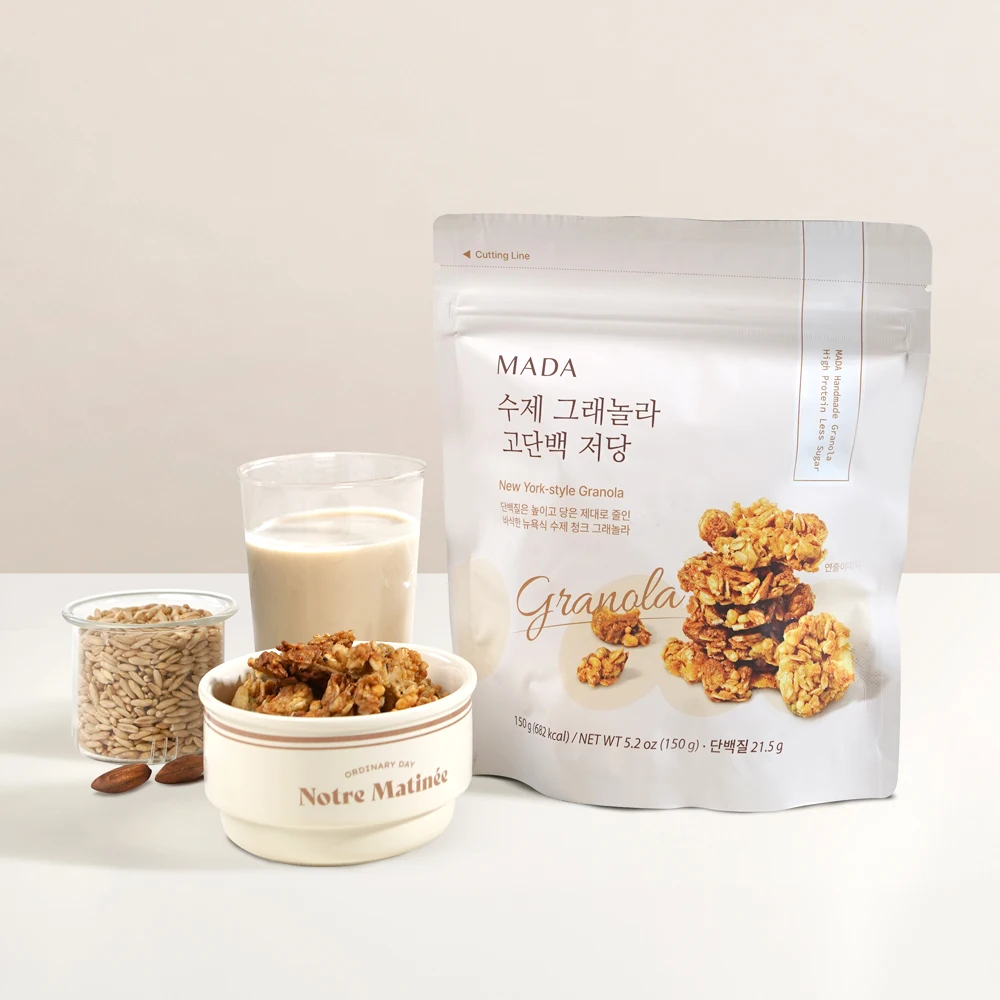 MADA home-made diet granola high-protein low-sugar (high protein, high dietary fiber, diet)(150gX2 bags)