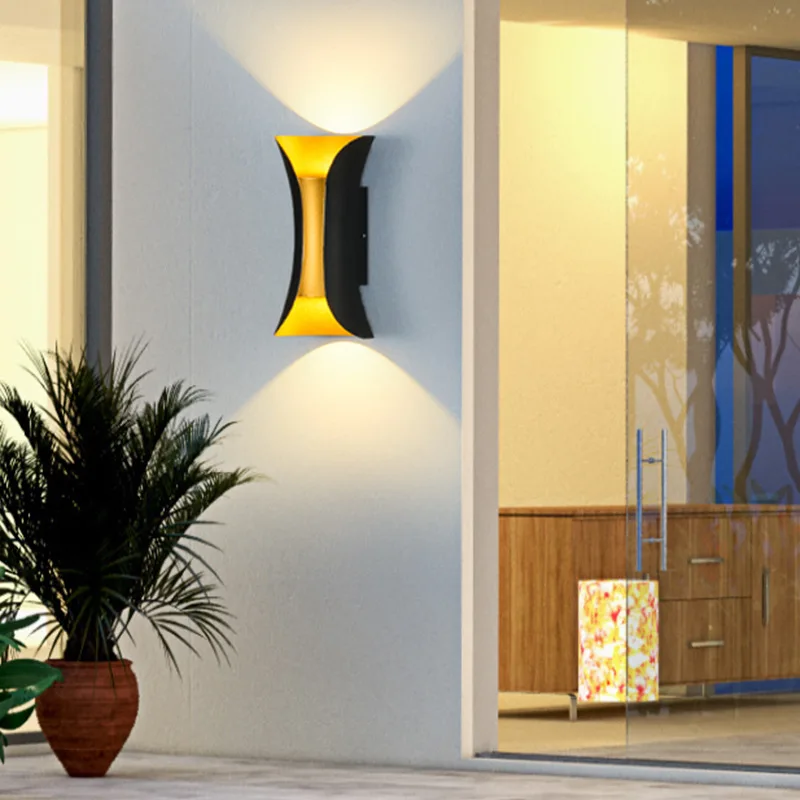 Indoor Bedroom Decoration Wall Lamp Plastic Material Up Down Spot Sconce Lights LED Hotel Corridor Aisle Lustres Just For Indoor