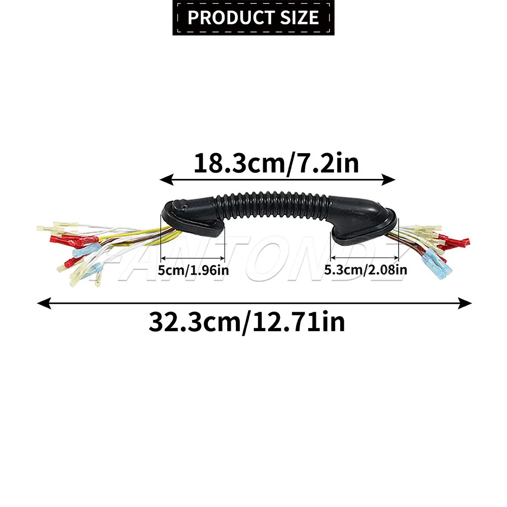 SEN1510501N For Volkswage GOLF V 2003-2009 Left Tailgate Boot Wiring Harness Repair Kit 1K6971147H Harness Wire Fit For Boot Lid