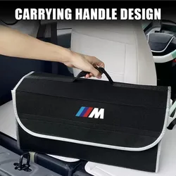 Auto Trunk Organizer Box Large Capacity Car Multiuse Tool Storage Folding Bag For BMW M Performance M3 M5 M6 F01 F20 F10 F13 F15