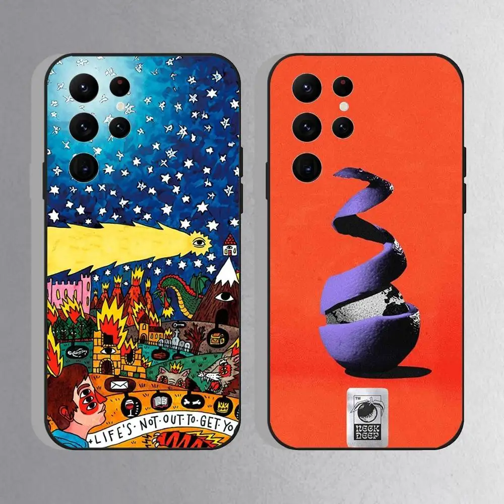 

Neck Deep Sonderland Phone Case For Samsung S25,S24 Ultra,S20,S30 plus,S22 plus,S23,S30 Ultra 5G Silicone Black Shell