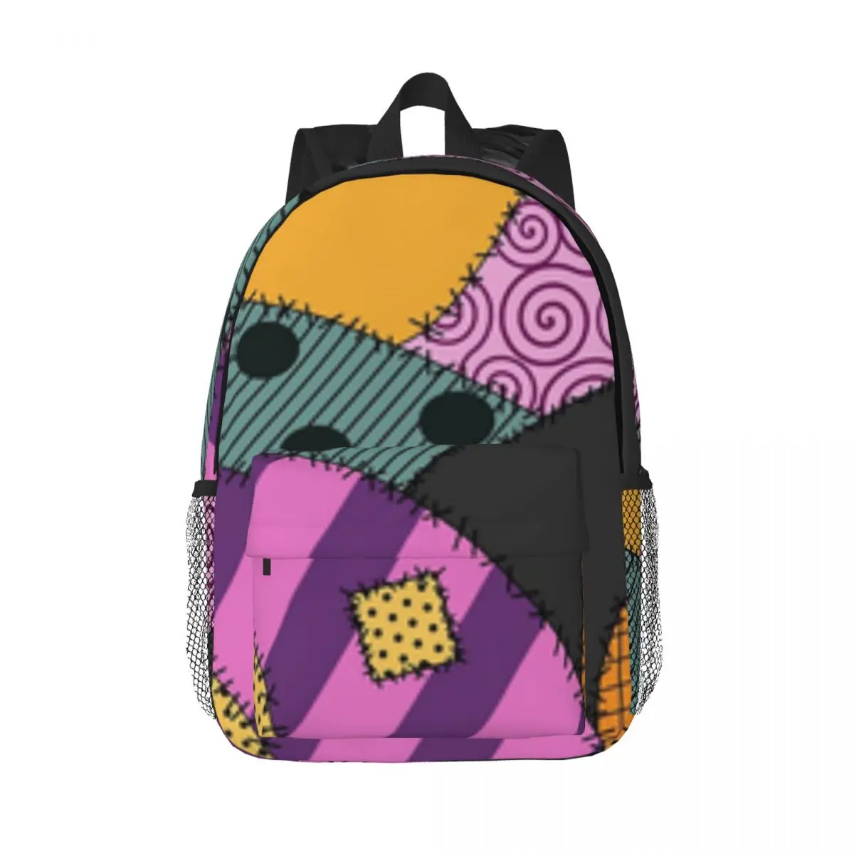 Mochila leve impressão, elegante mochila padrão, novo, 15 Polegada