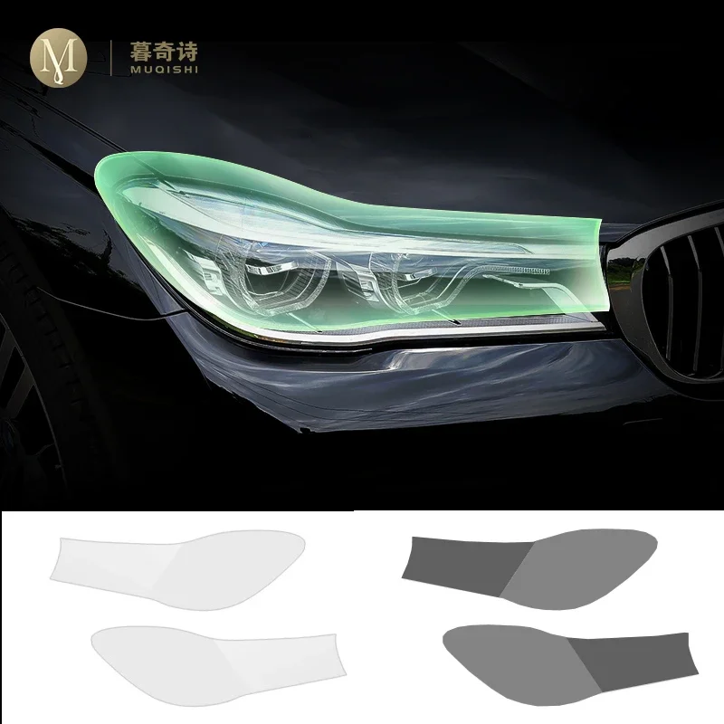 For BMW G11 Series 7 2014-2018 Anti-scratch Headlight Protection Rhino Sticker Front Light Film Exterior Accessories Protector