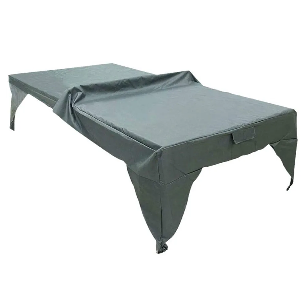 Gray Table Tennis Dust Cover Storage Bag Protective Table Cover Long-lasting Durability Travel-friendly Design