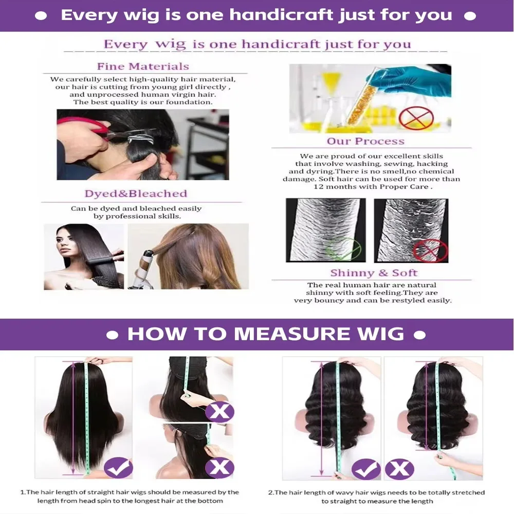 13x6 HD Lace Loose Deep Wave Frontal Wigs 42 Inch Deep Curly Lace Front Human Hair Wigs Preplucked Glueless Wig Human Hair image 6