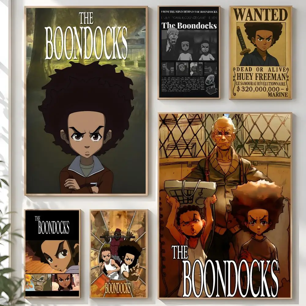 The Boondocks Poster Creative Room Art For Dorm Bedroom Study Apartment Home Gift