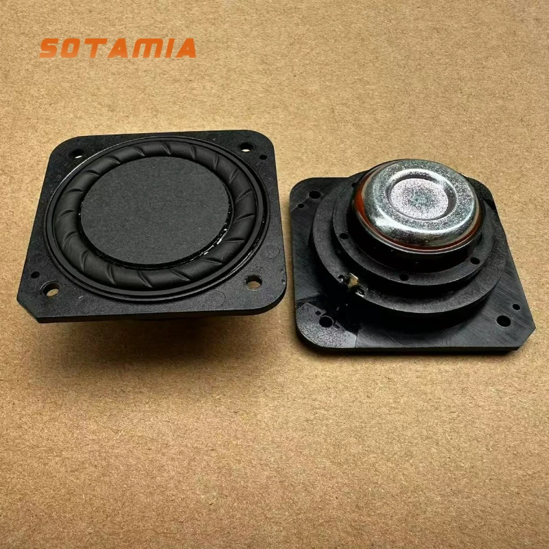 

SOTAMIA 2 шт. 2-дюймовый ультратонкий плоский панельный полнодиапазонный динамик 16 Ом 10 Вт специальный спиральный край лихорадки HIFI динамик для Harman