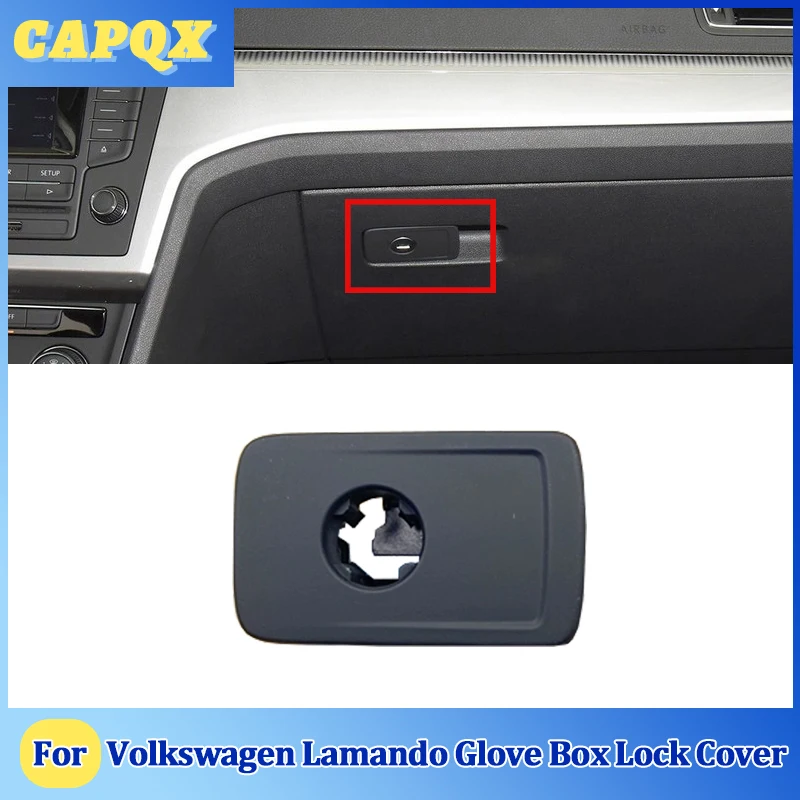 For Volkswagen Lamando   Glove Box Lock Cover Buckle Kit Storage Case Toolbox Latch Lid Handknob