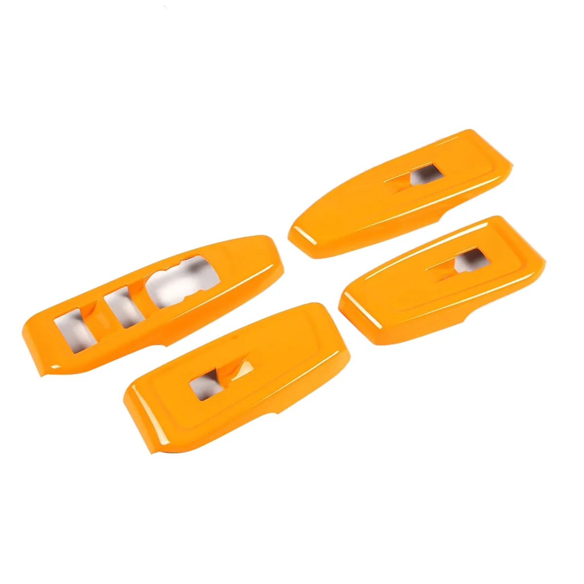 For Ford Ranger 2023 2024 LHD Car Window Lift Switch Panel Cover Trim Interior Accessories Orange