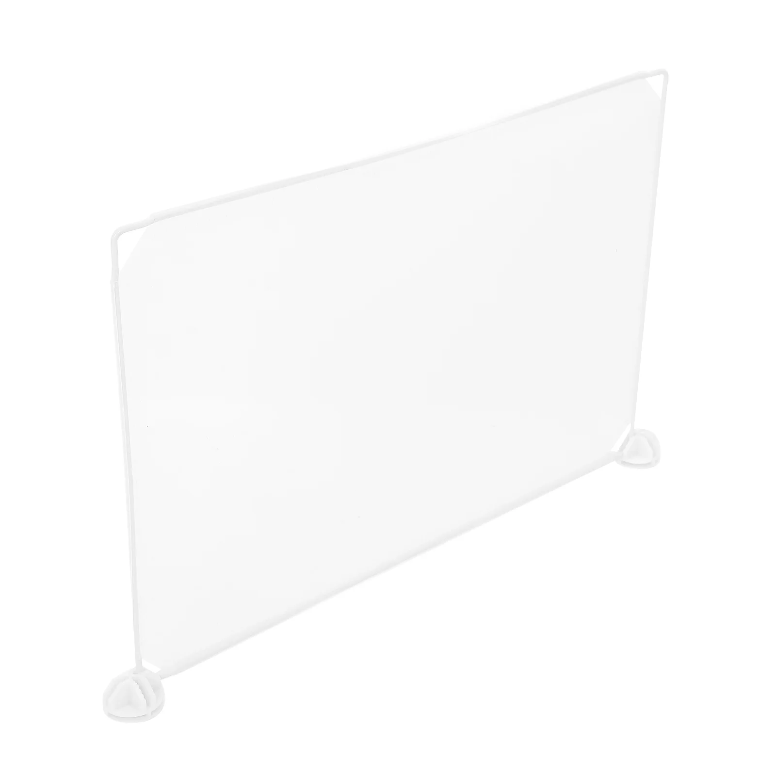 1 Set Plastic Clear Sneeze Guard Desktop Divider Board Transparent Partition For Office School Shops Banks Reception Counter