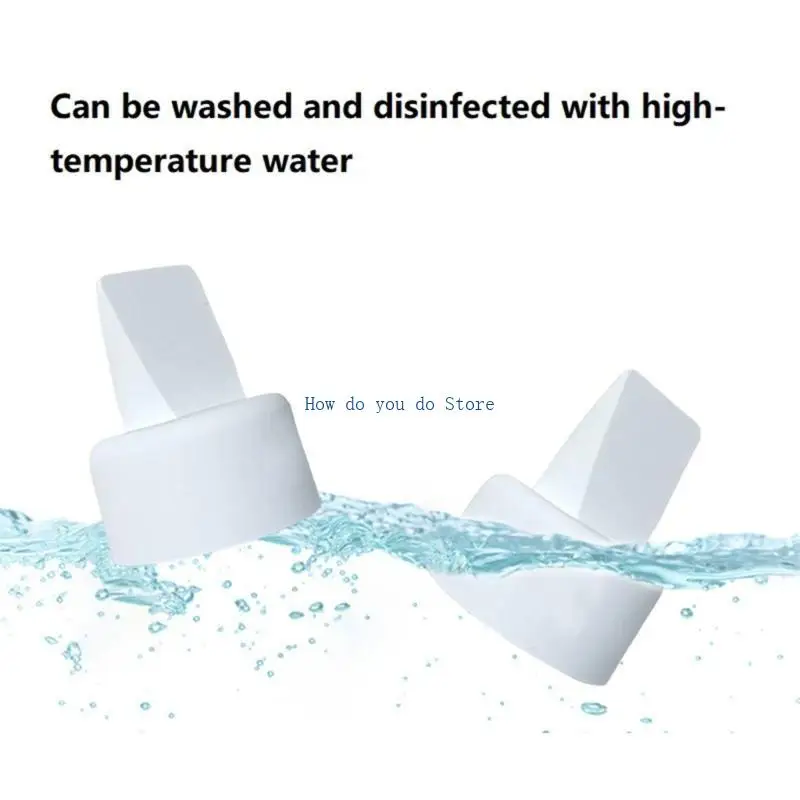 صمامات منقار البط السيليكونية الموثوقة 19QF، ملحق مريح لمرفقات مضخة الثدي يضمن جمع الحليب الصحي #3