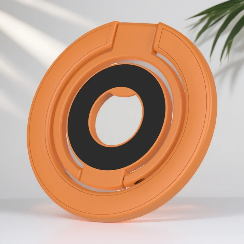 

360° Rotating Folding Cellphone Stand Double Sided Magnetic Phone Ring Holder Support Universal Portable Accessory Grip Bracket