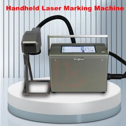 Wireless Handheld Lithium Battery Mini Fiber Laser Marking Machine 20W 30W  50W MAX Metal Engraving Machine for PVC Plastic Stai