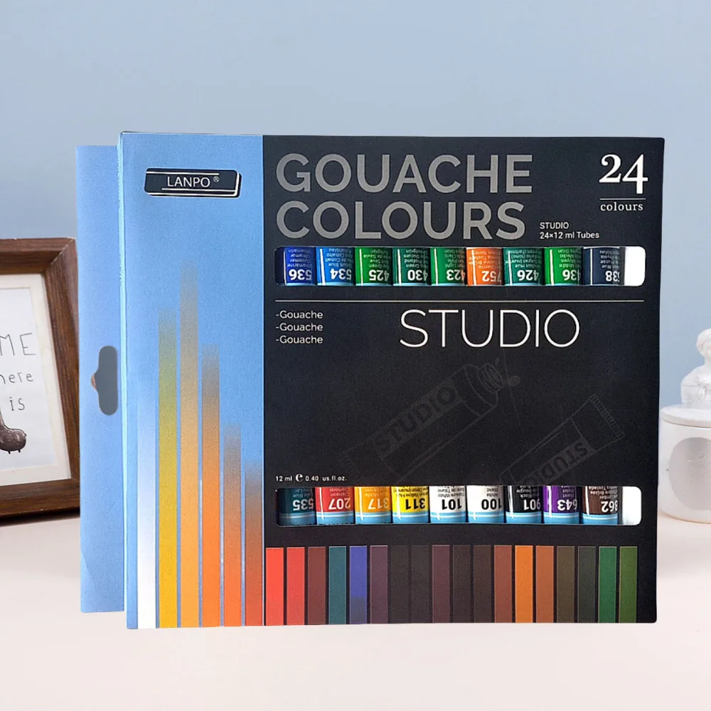 Graffiti paint acrylic watercolor gouache paint 24-color set of art painting